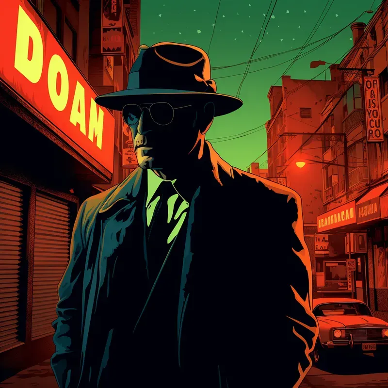 Noir Style Color Comics