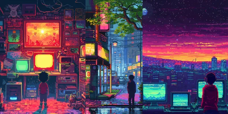 Retro Pixel Art generated by undefined