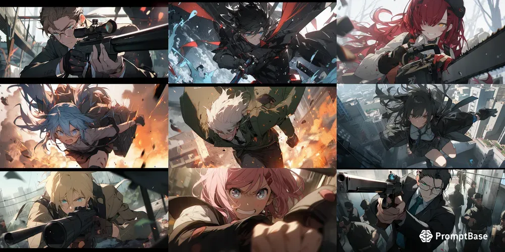 Action Anime Scenes