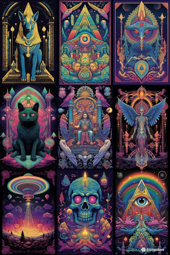 Retro Occult Posters
