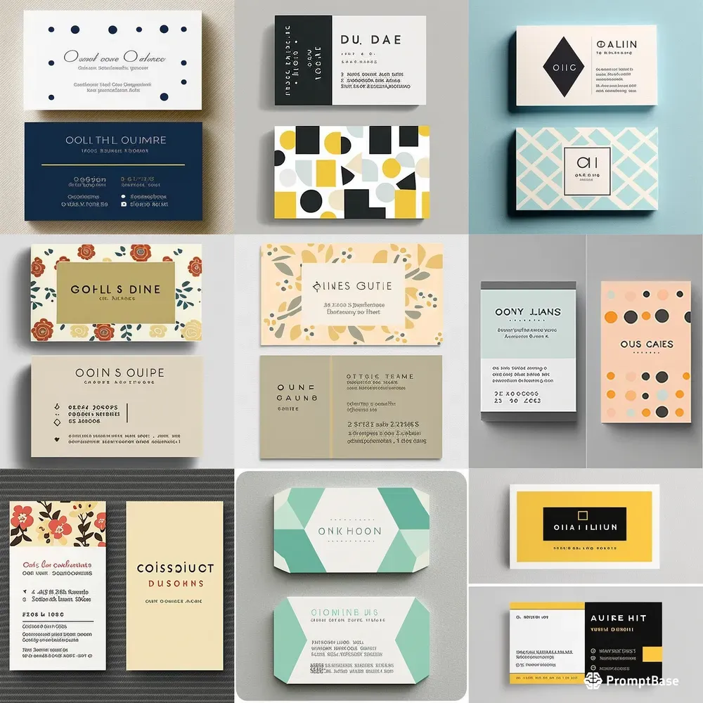 Minimalist Business Card Designs