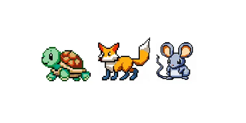 Video Game Monster/Animal Sprites generated by undefined