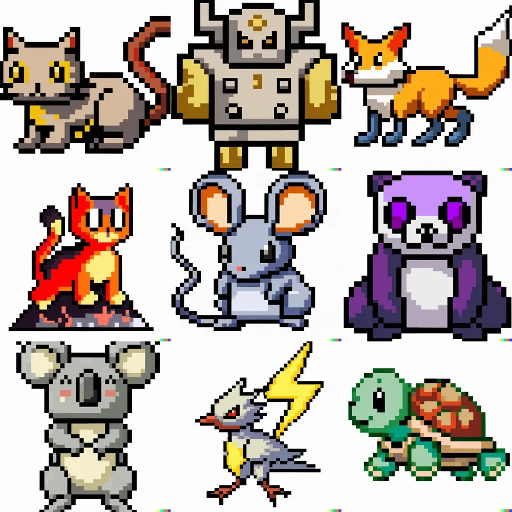 Video Game Monster/Animal Sprites