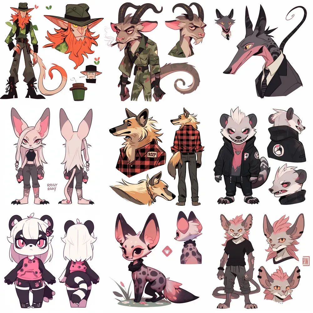 Edgy Adoptable Fursona Furries