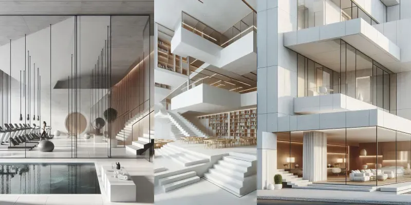 Minimalist Architectural Design Concepts generated by undefined