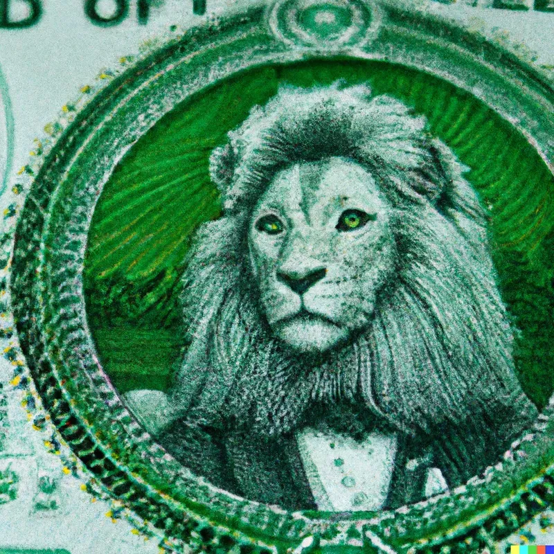 Dollar Bill Portrait