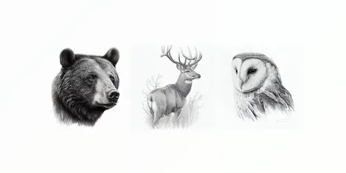 Animal Tattoos generated by midjourney
