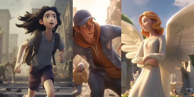 Dynamic 3D Animation Scenes generated by undefined