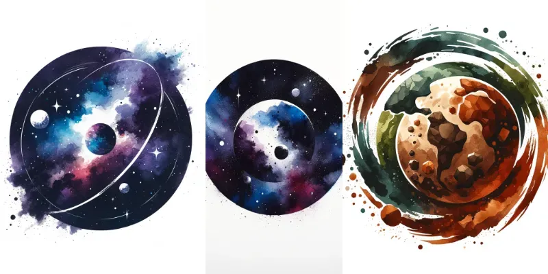 Watercolor Logo generated by undefined