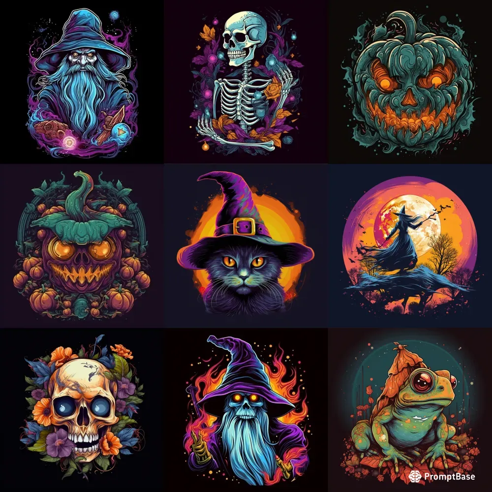 Graphic Tshirt Prints For Halloweens