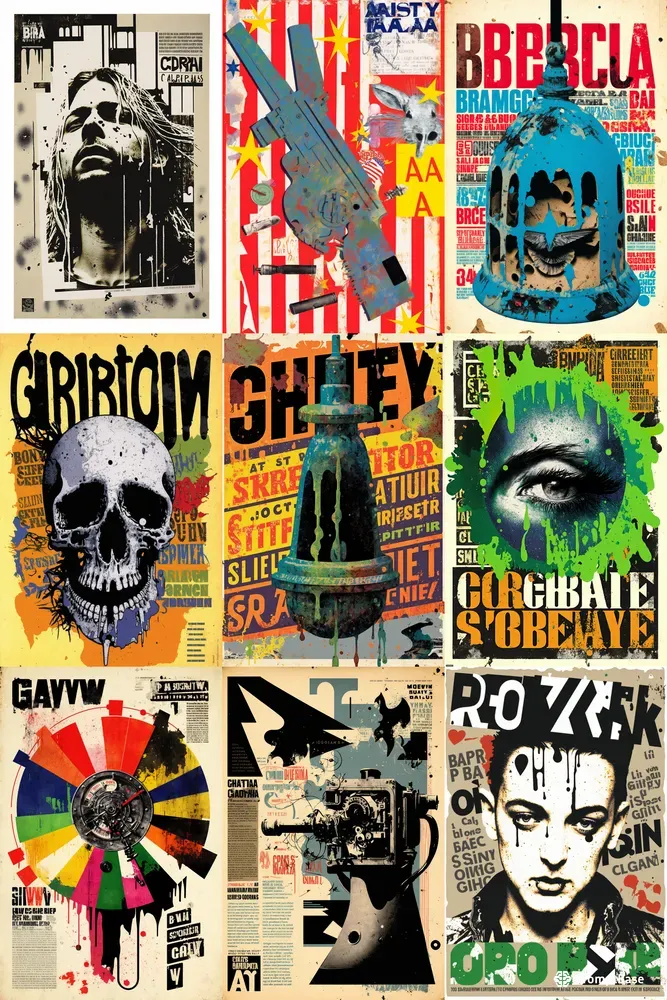 90s Grunge Posters