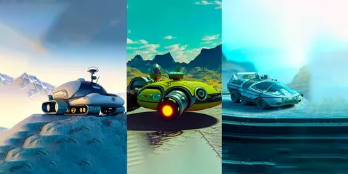 Futuristic Vehicles generated by dalle