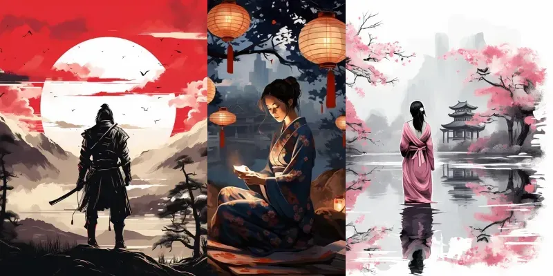 The Essences Of Japanese Art generated by undefined