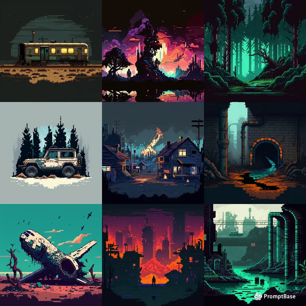 Pixel Art Landscapes