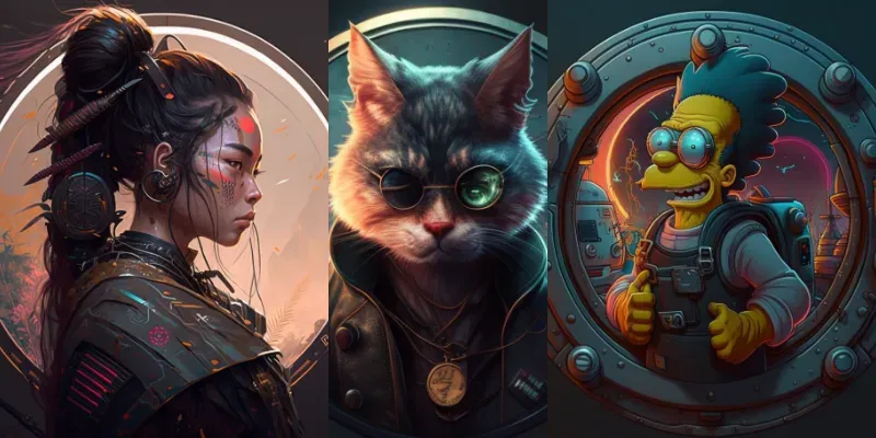Digital Art Profile Pictures generated by undefined