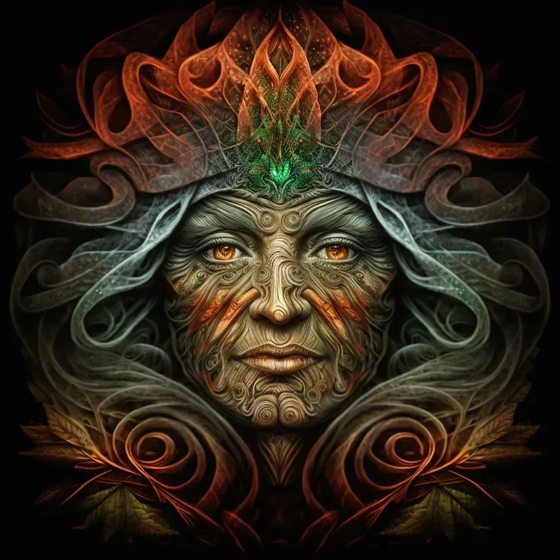 Stylized Glass Painting Portraits