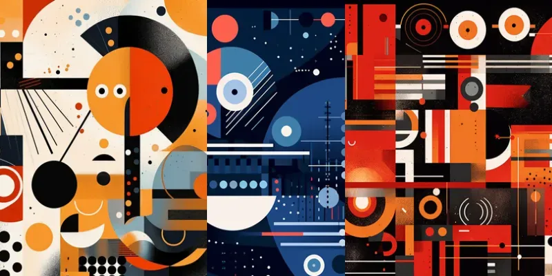 Geometric Abstractions Americana generated by undefined