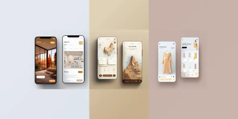 Modern Sleek Mobile Design Mockups generated by undefined