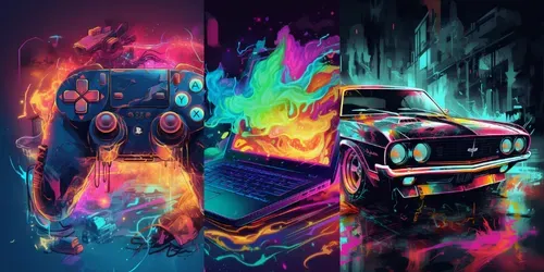 Graffiti Neon Style generated by midjourney