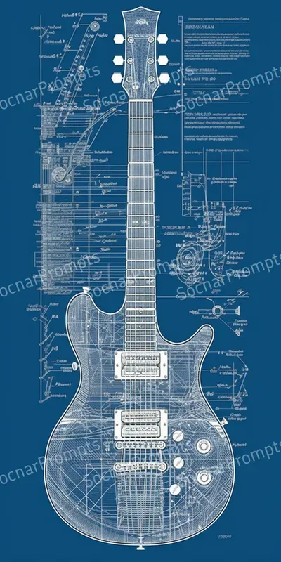 Technical Infographic Blueprints