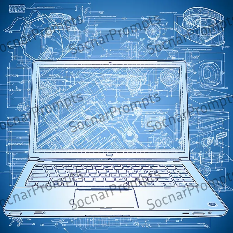 Technical Infographic Blueprints