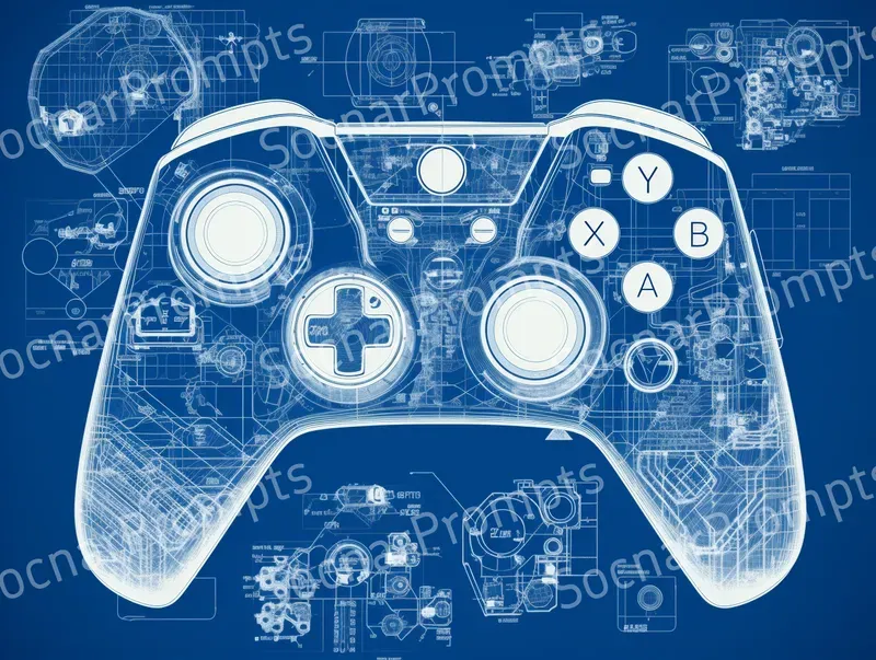 Technical Infographic Blueprints