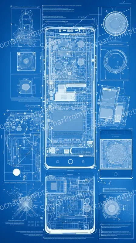Technical Infographic Blueprints