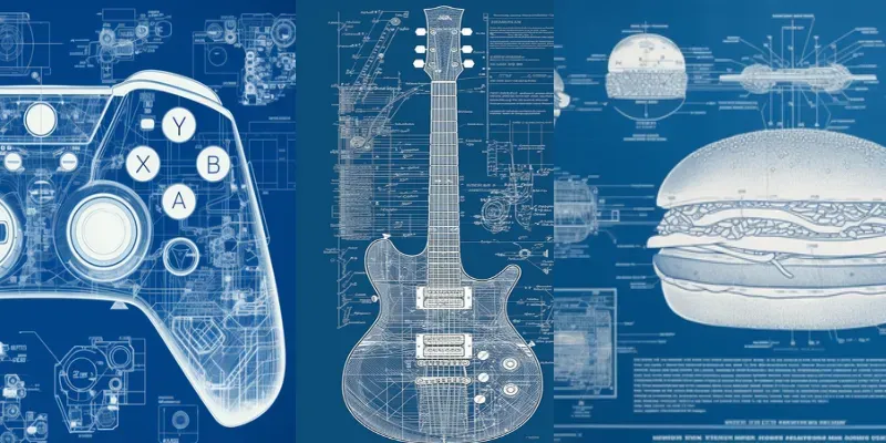Technical Infographic Blueprints generated by undefined