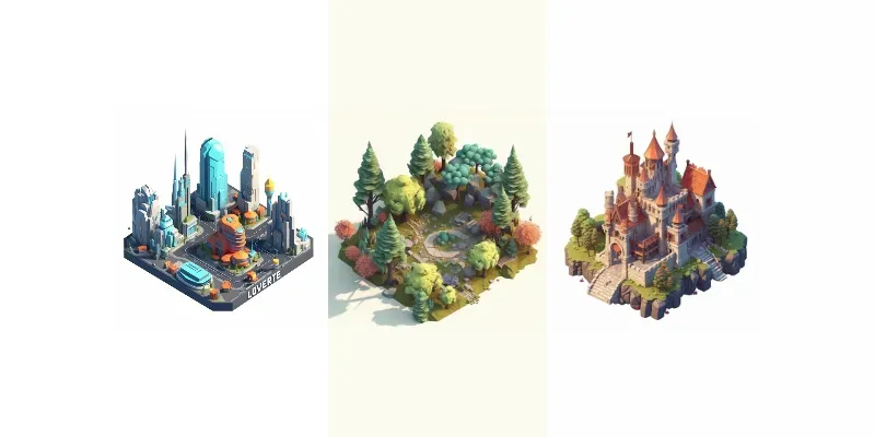 Isometric Game Assets generated by undefined