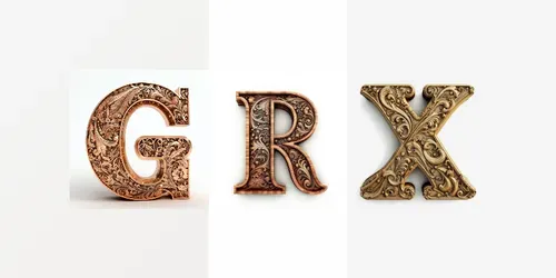 Rustic Letters generated by midjourney