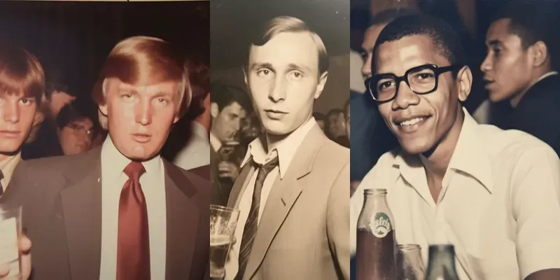 Young Famous People At Parties generated by undefined