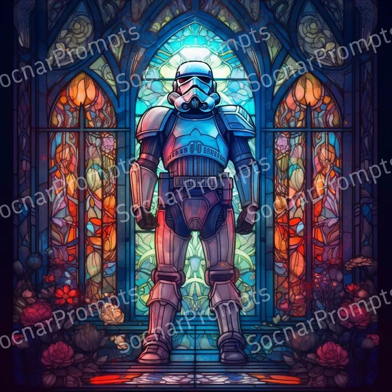 Stained Glass Characters