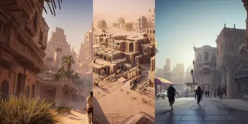 Cinematic Desert Essentials generated by stable-diffusion