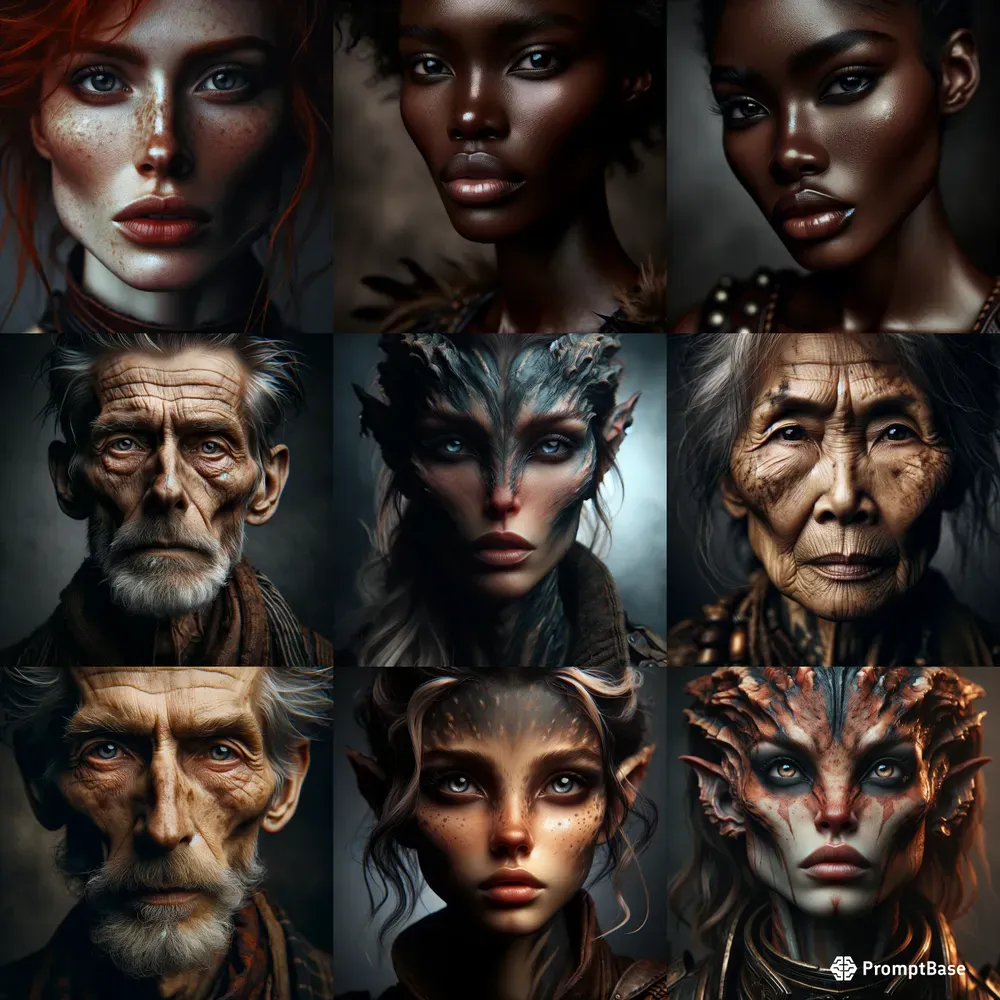 Photorealistic Studio Portraits