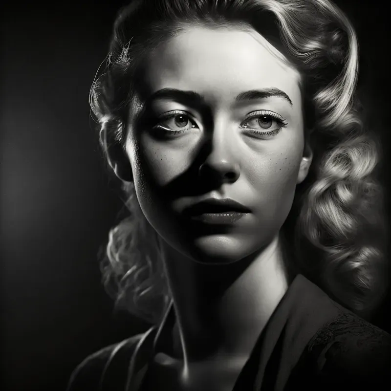 Film Noir Portraits Of Women
