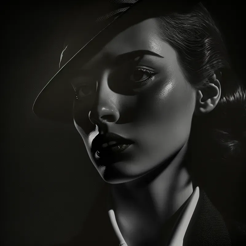 Film Noir Portraits Of Women