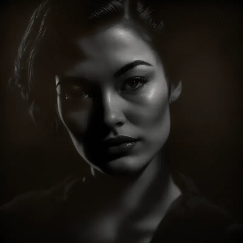 Film Noir Portraits Of Women