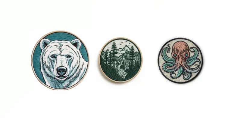 Awesome Embroidered Logopatches generated by undefined