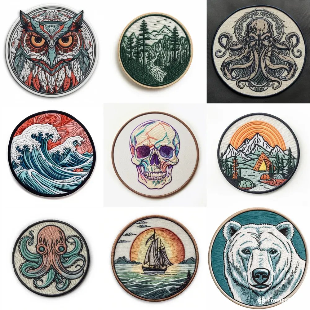 Awesome Embroidered Logopatches