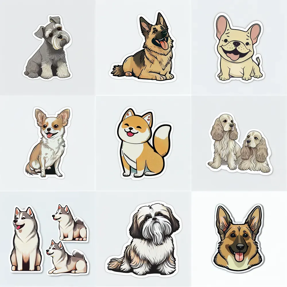 Dogs Breeds Stickers