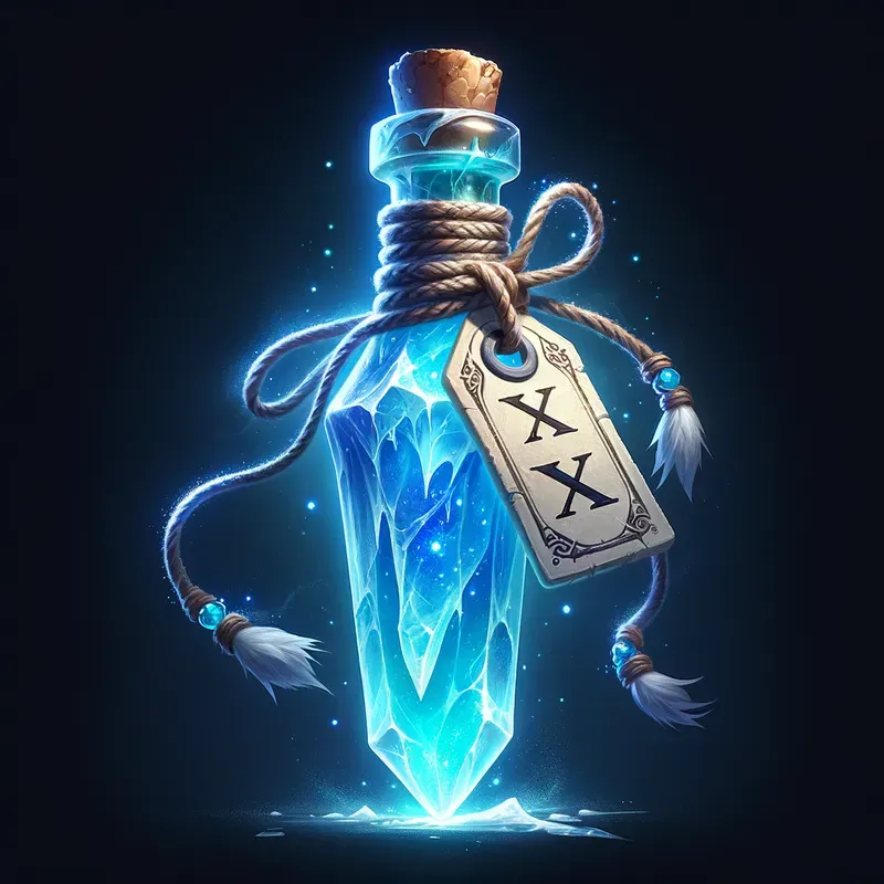 Magic Potions With Paper Tags