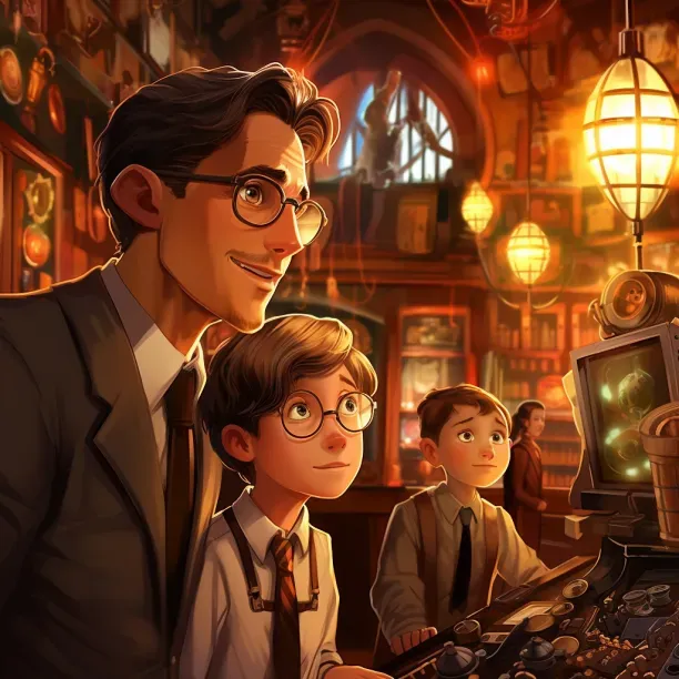 Futuristic Film Noir Art