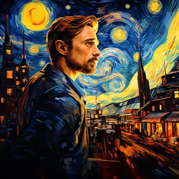 Futuristic Film Noir Art