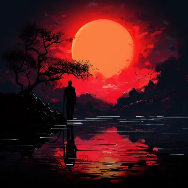 Futuristic Film Noir Art