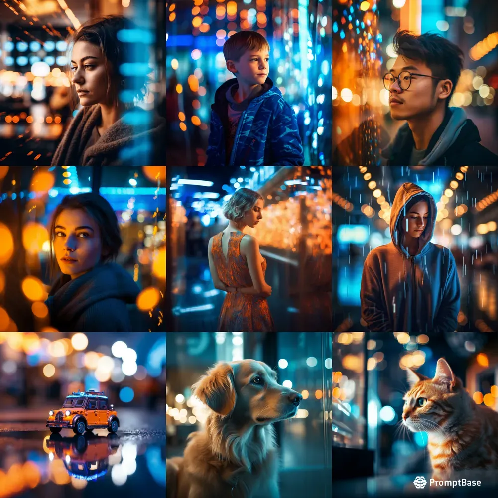 Bokeh City Portraits