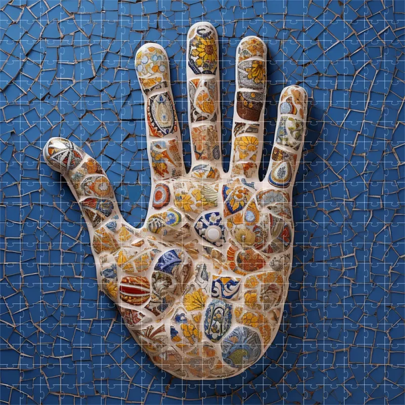 Antoni Gaud Trencadis Mosaic Art