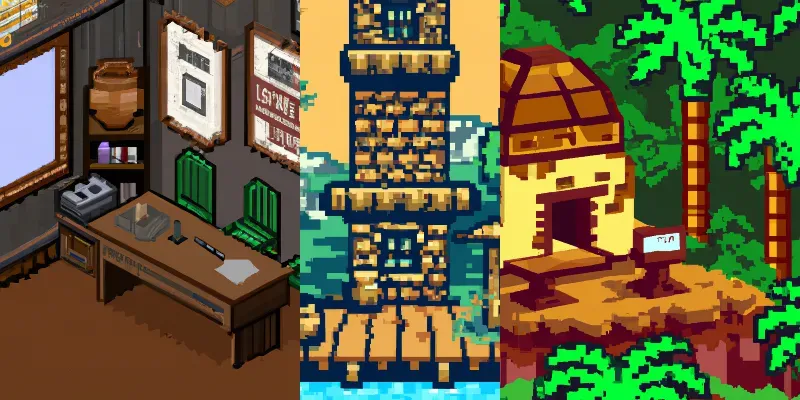 Old School Point & Click Scenery generated by undefined