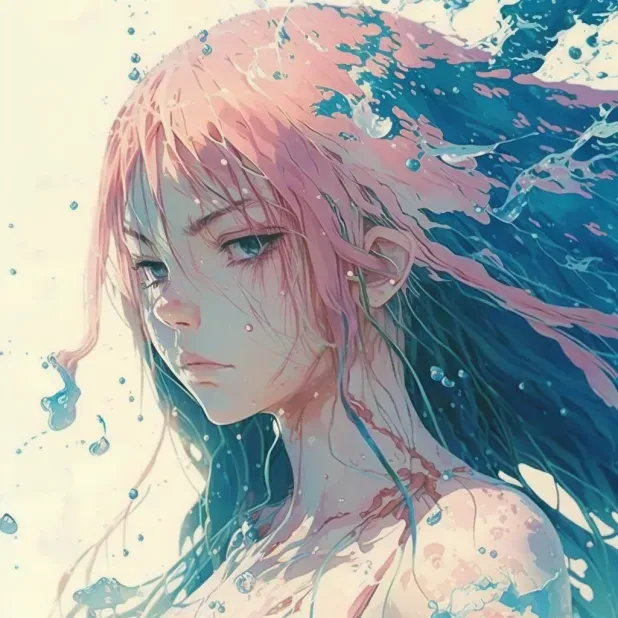 Watercolor Anime Portraits