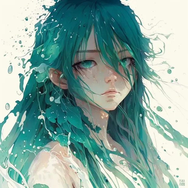 Watercolor Anime Portraits