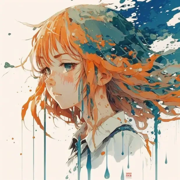 Watercolor Anime Portraits